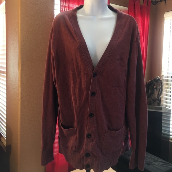 The original Vans Off the Wall Rust Button Up Top - Picture 4 of 7